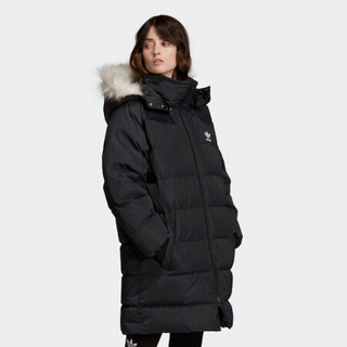 阿迪达斯官网adidas 三叶草 LONG BOMBER 女装冬季运动羽绒服FL0042 黑色 36(参考身高:166~170CM)