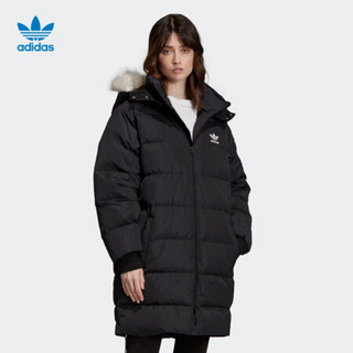 阿迪达斯官网adidas 三叶草 LONG BOMBER 女装冬季运动羽绒服FL0042 黑色 36(参考身高:166~170CM)