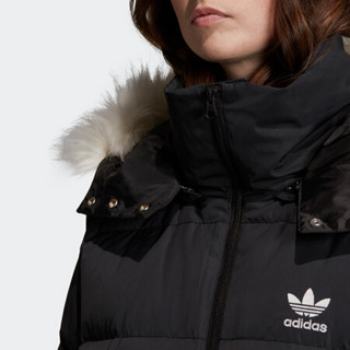 阿迪达斯官网adidas 三叶草 LONG BOMBER 女装冬季运动羽绒服FL0042 黑色 36(参考身高:166~170CM)