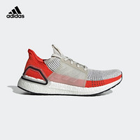 阿迪达斯官网adidas UltraBOOST 19男鞋低帮跑步运动鞋F35245 灰白/亮橙/黑 44(270mm)