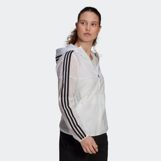 阿迪达斯官网 adidas W WB 女装春秋运动型格夹克外套GQ0564 白 A/S(160/84A)