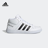 adidas 阿迪达斯 ALL COURT休闲网球文化中帮板鞋小白鞋男女阿迪达斯轻运动 白色/黑色 42(260mm)