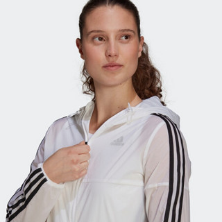 阿迪达斯官网 adidas W WB 女装春秋运动型格夹克外套GQ0564 白 A/S(160/84A)