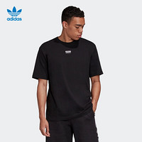 阿迪达斯官网 adidas 三叶草 F TEE 男装运动短袖T恤FM2267 黑色 XS(参考身高:167~172CM)