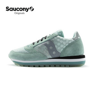 Saucony索康尼 2021春夏 新品  JAZZ TRIPLE 女子复古休闲鞋女鞋 浅兰-2 42