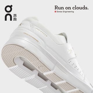 On昂跑 × 费德勒特别合作款减震舒适复古运动休闲女鞋THE ROGER Clubhouse All White 全白 US9 40.5 W