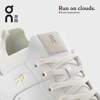 On昂跑 × 费德勒特别合作款减震舒适复古运动休闲女鞋THE ROGER Clubhouse All White 全白 US9 40.5 W