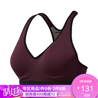 Reebok锐步HERO SCULPT女子健身训练BRA运动内衣ECV21 DW9432-紫色 A/XXL