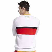 Reebok运动健身5 Element Sweat Shirt男女卫衣JDT47 GF3170_白色/红色/黑色 A/XL