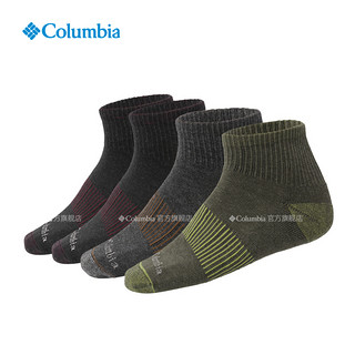 88VIP： Columbia 哥伦比亚 RCS897 男子经典运动休闲袜 (四对装)
