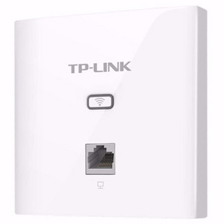 TP-LINK 1200M 5G双频无线AP面板 企业级酒店别墅wifi接入 POE供电/AC管理 皓月白薄款（方）