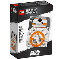 LEGO 乐高 LEGO 积木素描系列 40431 素描BB-8