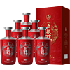 WU LIANG CHUN 五粮醇 红装 50%vol 浓香型白酒 500ml*6瓶 整箱装