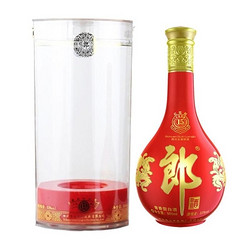 2件9折！郎酒 红花郎十五 陈酿 酱香型白酒 53度 500ml