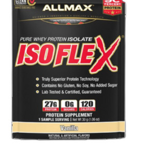 ALLMAX isoflex分离乳清蛋白粉 香草味 30g