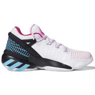 adidas 阿迪达斯 D.O.N. Issue 2 GCA 男子篮球鞋 FZ1432 白/黑/蓝/红 39