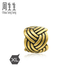 Chow Sang Sang 周生生 黄金转运珠Charme酷黑系列足金菠萝结 92301C  1克