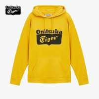 Onitsuka Tiger鬼塚虎卫衣 简约时尚情侣款休闲连帽卫衣 2183A833-200 黄色 XL