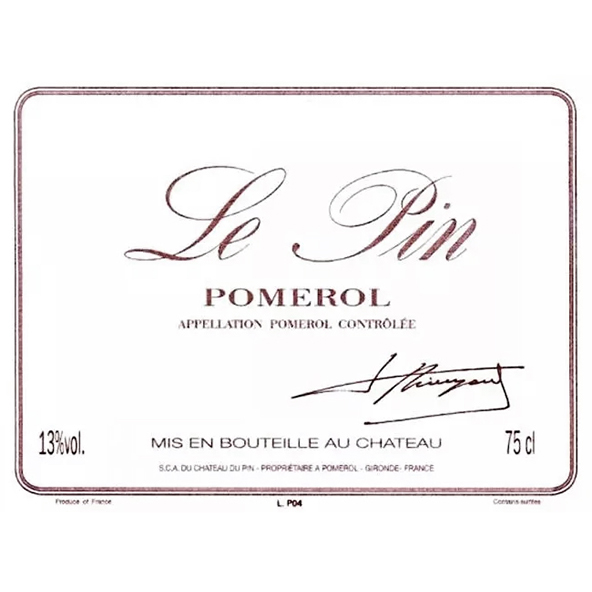 Chateau Le Pin 里鹏酒庄 里鹏酒庄波美侯梅洛干型红葡萄酒 1998年