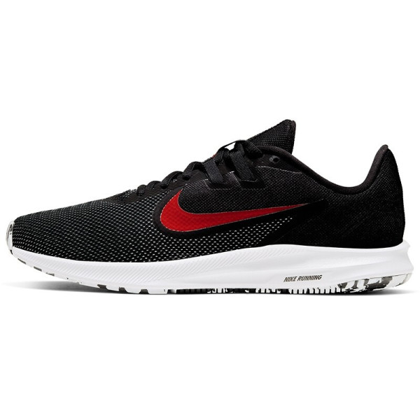 nike 耐克 downshifter 9 男子跑鞋 aq7481-010 黑红 46