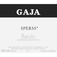 Gaja 嘉雅酒庄 嘉雅酒庄巴罗洛内比奥罗干型红葡萄酒 2014年