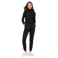 UNIQLO 优衣库 HEATTECH系列 女士长袖T恤 428327 黑色 M