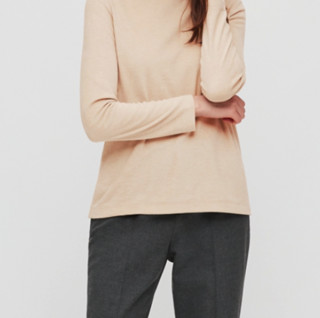 UNIQLO 优衣库 HEATTECH系列 女士长袖T恤 428327 米色 XL