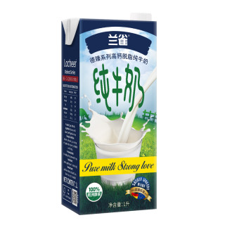 Laciate 兰雀 低脂纯牛奶 1L