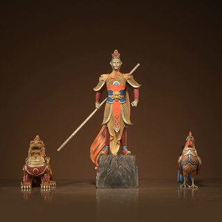 铜师傅 职场三件套摆件