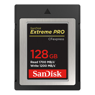 SanDisk 闪迪 Extreme PRO 至尊超极速系列 SDCFE-128G-ZN4NN CF存储卡 128GB（1700MB/s）