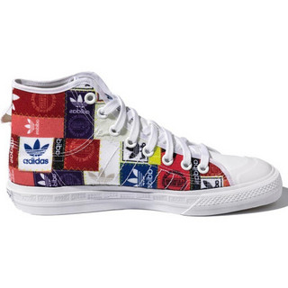 adidas ORIGINALS Nizza Hi Rf 中性休闲运动鞋 FX4028 白色 36.5