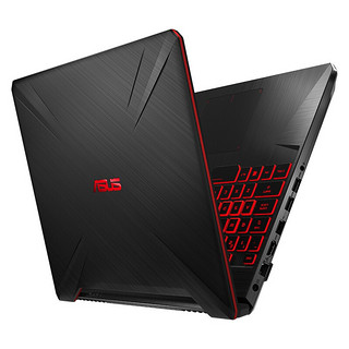 ASUS 华硕 飞行堡垒6 15.6英寸 游戏本 黑色(酷睿i7-8750H、GTX1060Ti-6G、16GB、128GB SSD+1TB HDD)