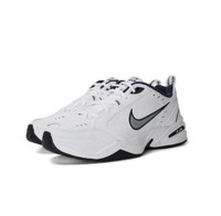 NIKE 耐克 Air Monarch 4 White Navy 男子训练鞋休闲鞋 白银 42