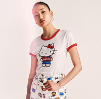 Levi's 李维斯  Hello Kitty联名系列 35793 女士短袖T恤