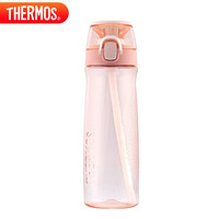 膳魔师 THERMOS 水杯700ML塑料便携吸管杯男女儿童随手杯太空杯子 Tritan材质 TCSF-700 PK