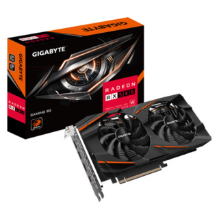 技嘉（GIGABYTE）RX  580/590/5500/5600/5700XT游戏显卡AMD RX580 GAMING 8G+技嘉500W电源