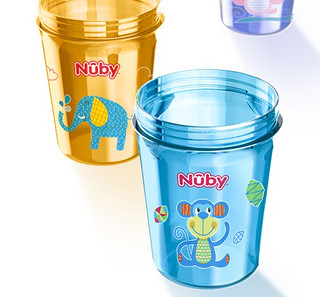 Nuby 努比 10410 tritan360°婴儿魔术杯 大象 240ml