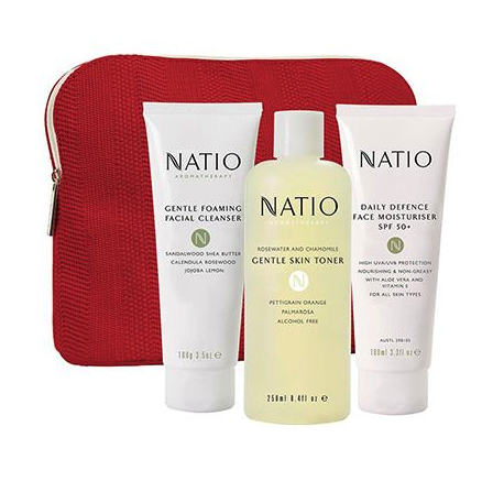 NATIO 娜迪奥 护肤套装 (洗面奶100ml+爽肤水250ml+面霜100ml+化妆包)