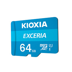 KIOXIA 鎧俠 極至瞬速系列 Micro-SD存儲卡 64GB（UHS-I、U1）
