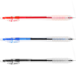 点石文具 DS-067 按动中性笔 黑色 0.5mm 12支装