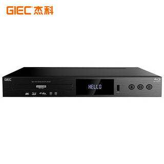 杰科BDP-G5300 4K蓝光播放机dvd影碟机高清硬盘播放器全区解码3D（黑色、套餐二）