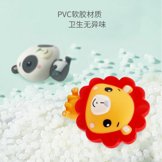 费雪(Fisher-Price)儿童洗澡玩具套装 婴幼儿戏水沐浴玩具(熊猫喷水公仔+EVA26个字母10个数字+网袋)GMBT004B