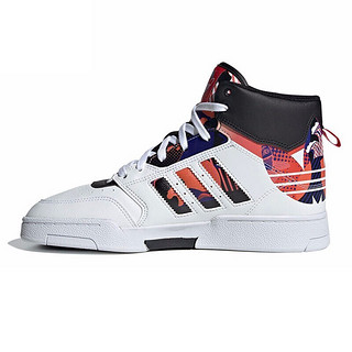 adidas Originals Drop Step 中性休闲运动鞋 Q47202 白/黑/红 37