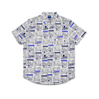 QUARTERSNACKS Vendor 男士短袖衬衫 白色 XL