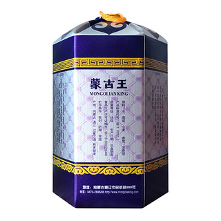 蒙古王 蓝色故乡 1921 38%vol 浓香型白酒 475ml*6瓶 整箱装