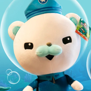 OCTONAUTS 海底小纵队 巴克队长 毛绒玩具 19cm