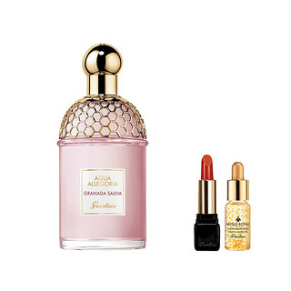 GUERLAIN 娇兰 花草水语淡香水套装 (圆舞榴光75ml+复原蜜5ml+亲亲唇膏#344)