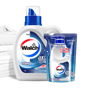 Walch 威露士 抗菌有氧洗衣液 1L*2瓶+500ml*2袋