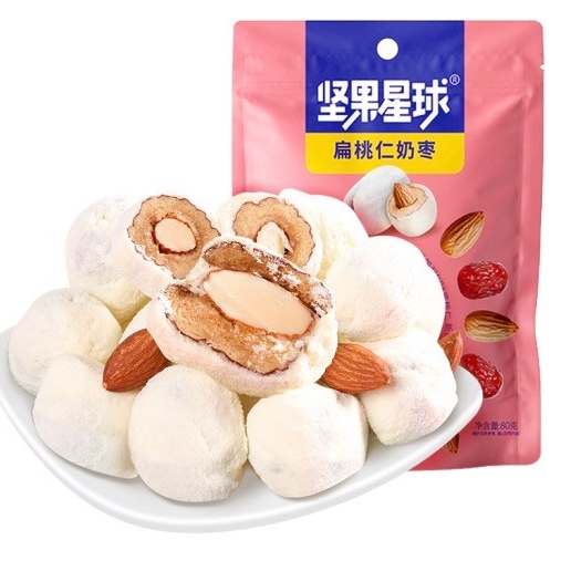 坚果星球 奶枣夹扁桃仁 200g