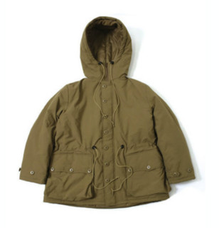 BURLAP OUTFITTER Button Front Parka 男子户外羽绒衣 军绿色 L